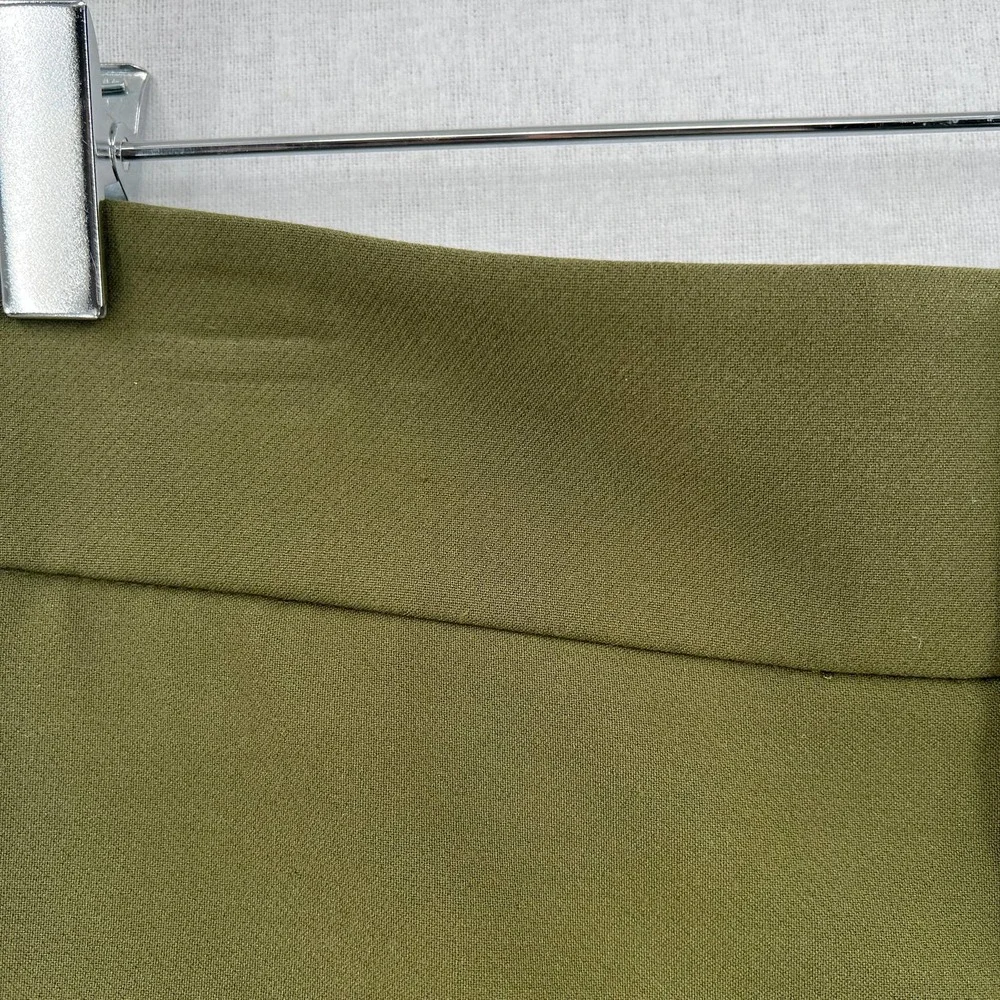 ALICE + OLIVIA Shorts Womens 6 Olive Green Cady High Waist Clean Short NWT - Picture 11 of 16